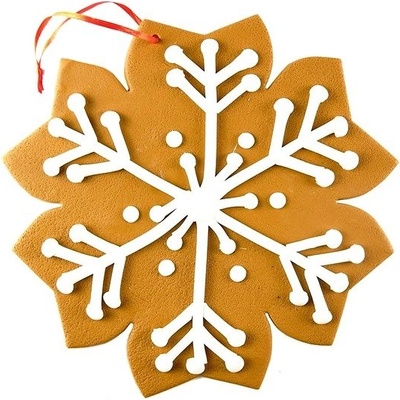Decoled perník vločka priem. 25,4 cm