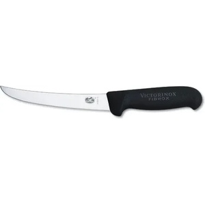 Victorinox Кухненски нож Victorinox Fibrox за обезкостяване, извито острие, 150 мм, черен (5.6503.15)