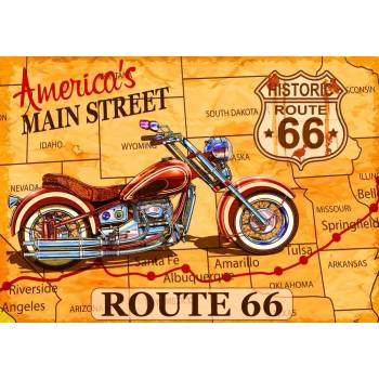 Image 1 of Bluebird Puzzle - Puzzle Route 66 - 1 000 piese