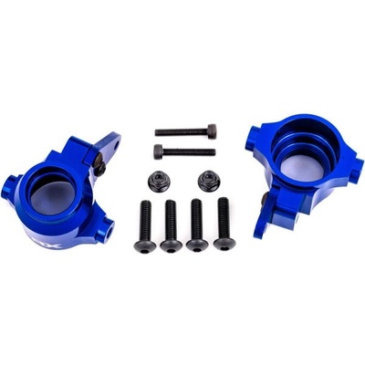 Traxxas носач преден алуминиев синьо анодиран (ляв и десен)