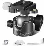NEEWER Low Profile Ball Head for Tripod, 36mm Metal Panorama, GM36 - GM36/36mm