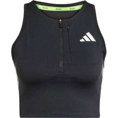 adidas Дамски топ adidas Women's Adizero Running Gel Pocket Crop Top Sports bra - Black (112-3880-0114)