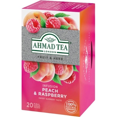 Ahmad Tea Peach & Raspberry 20 x 1,8 g