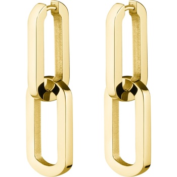 Rosefield позлатени обеци Dual Hoops JEDHG-J585 Rosefield | Lilav | ЖЕНИ | ЕДИН РАЗМЕР
