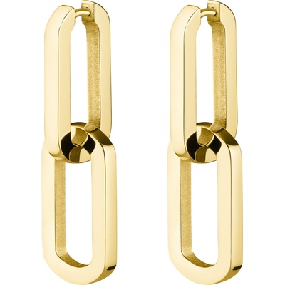 Rosefield позлатени обеци Dual Hoops JEDHG-J585 Rosefield | Lilav | ЖЕНИ | ЕДИН РАЗМЕР
