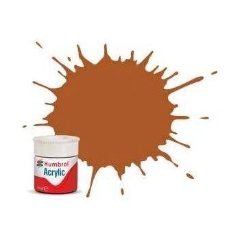 Humbrol barva akryl AB0009 No 9 Tan Gloss 12ml