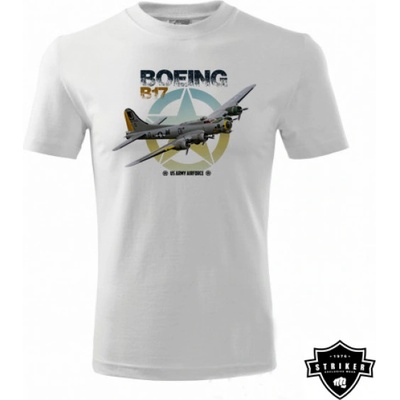 Tričko Striker Lietadlo Boeing B-17 biele