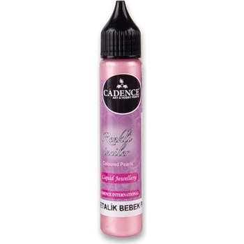 TEKUTÉ PERLY CADENCE NA TEXTIL A KOŽU 25 ML ružová
