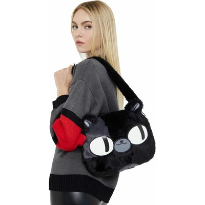 Killstar kabelka taška x ADVENTURE TIME Cake Kitty Black KSRA013236