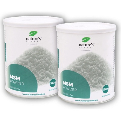 Natures Finest MSM powder 2 x 100 g