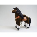 Ponnie Jazdiaci kôň Chocolate Horse do 40kg 80x35x93 cm