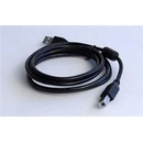 Gembird CCF-USB2-AMBM-6 Kabel USB 2.0 A-B propojovací 1,8m Premium (černý, ferit, zlacené kontakty)