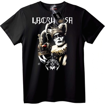 NOONEBRAND Тениска Lacrimosa с Готическа Корона - 2XL, White