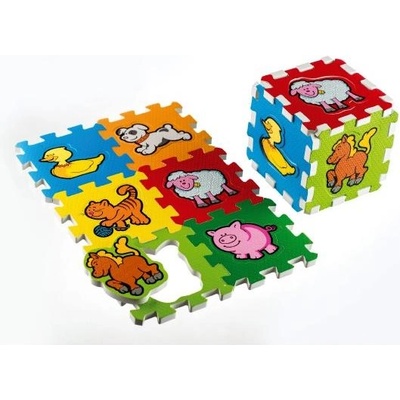 Teddies Пенов пъзел Моите първи животни 15x15x1, 2см 6бр MPZ