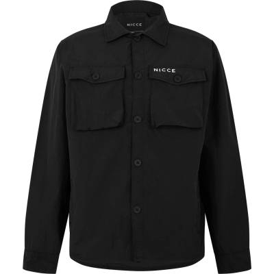 Nicce Men's Fletch Utility Overshirt - Black