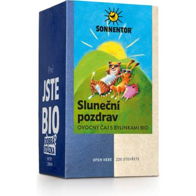 Sonnentor Slnečný pozdrav pre babičku ovocný čaj s bylinkami porciovaný BIO 45 g