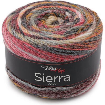 Prima-obchod Pletací příze Sierra 150 g, barva 9 (7212) červená