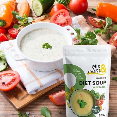 Mix Slim Dietní polévka zeleninová 10 porcí 300 g – Zboží Mobilmania
