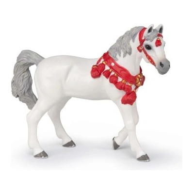 Papo Фигурка за колекциониране бял арабски кон с облекло - papo (51568_1)