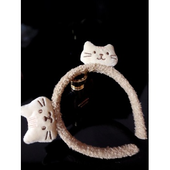 Radi handmade Диадема в бежаво с котета (798)