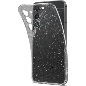 Spigen Гръб Spigen Liquid Crystal Glitter за Samsung Galaxy S23 Plus - Прозрачен с блясък (8809896740654)