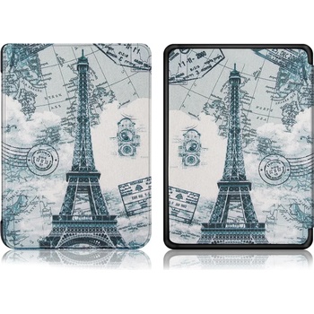 Garv Калъф Garv - Slim, за Kindle Paperwhite 2021, 2022, Eiffel Tower (KP5SLET)