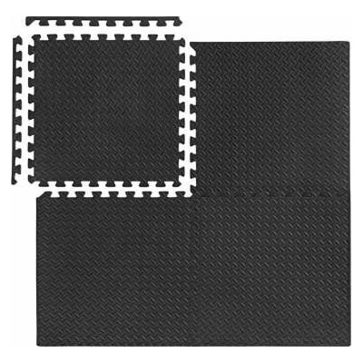 Pepita Голям размер Premium Sponge Puzzle 120x120cm (4бр. 60x60cm) - черен (JHM003-black)