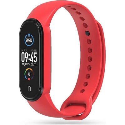 Tech-Protect Силиконова каишка Tech-Protect IconBand за Xiaomi Mi Band 5/6/6 NFC/7, Червена (9589046923388)