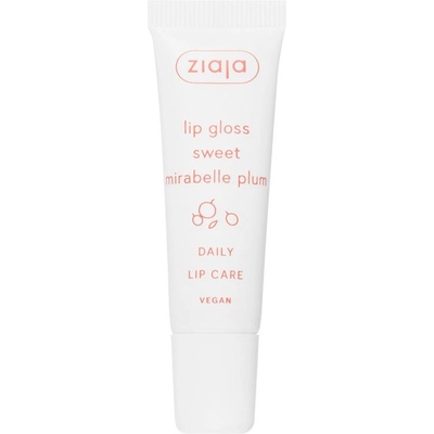 Ziaja Sweet Mirabelle Plum pečující lesk na rty 12 ml
