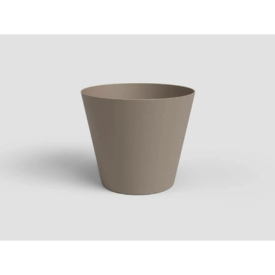 Artevasi Květináč PORTO na orchidej 15cm plast šedá matte taupe