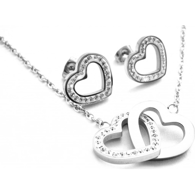 Steel Jewelry set náhrdelník a náušnice z chirurgické oceli SET180483 – Zboží Dáma