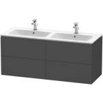 Duravit L-Cube - Шкафче за умивалник 55x129x48 см, 4 чекмеджета, графит матов LC625904949 (LC625904949)