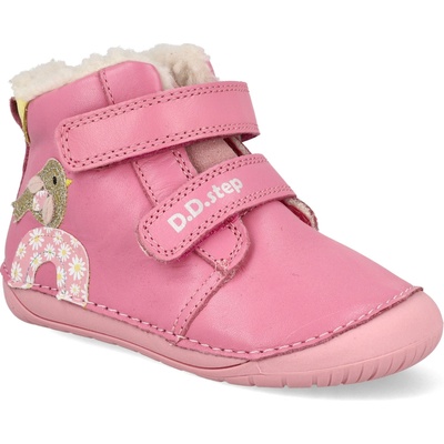 D.D.Step zimní barefoot obuv w070-52624b pink