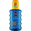 Přípravky na opalování Nivea Sun Protect & Dry Touch neviditelný spray na opalování SPF50 200 ml