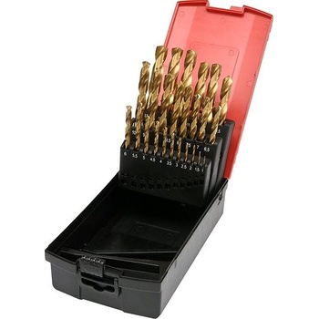 YATO Sada vrtákov do železa HSS-TiN 25 ks 1 – 13 mm 5906083446764