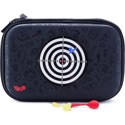 YOLO Ученически несесер YOLO - Dart Game, 2 ципа, със стрелички (121284-165-6)