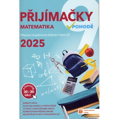 Přijímačky 9 Matematika + E-learning 2025 – Zboží Dáma