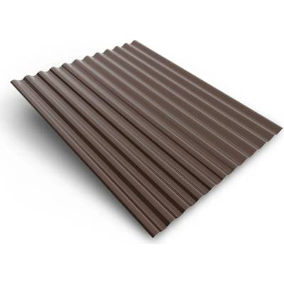 Bravo Plech vlnitý S18 76/18 0,4 x 883 x 1100 mm hnědý