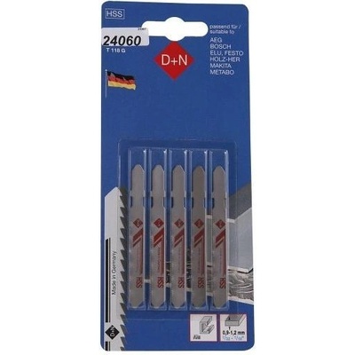 Levior Plátky do přímočaré pily HSS 50/1mm 5ks 31_007