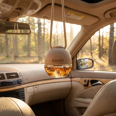 SOJKA ORIENTAL BALM Závěsná vůně do auta kulatá 5 ml