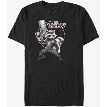 ZOOT. Fan Черна унисекс тениска Rocket Guardians of the Galaxy ZOOT. FAN Marvel ZOOT. Fan | Cheren | МЪЖЕ | L