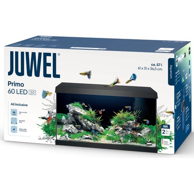 Juwel Primo 60 LED akvarijní set černý 61 x 31 x 37 cm 57 l