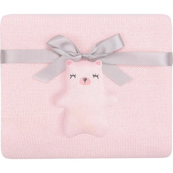 Image 1 of KikkaBoo Плетено памучно одеяло Bear with me Pink (31103010049)
