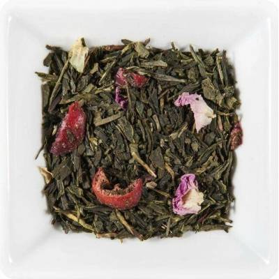 Unique Tea Unique Tea Divoká třešeň zelený čaj aromatizovaný 50 g