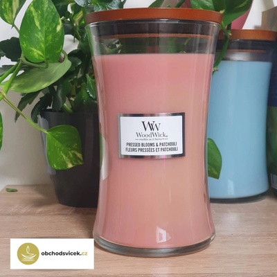 WoodWick Pressed Blooms & Patchouli 609,5 g – Zboží Dáma