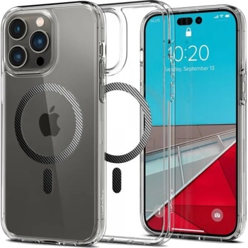 Spigen Калъф Spigen - Ultra Hybrid MagFit, iPhone 14 Pro Max, прозрачен (8809811863581)