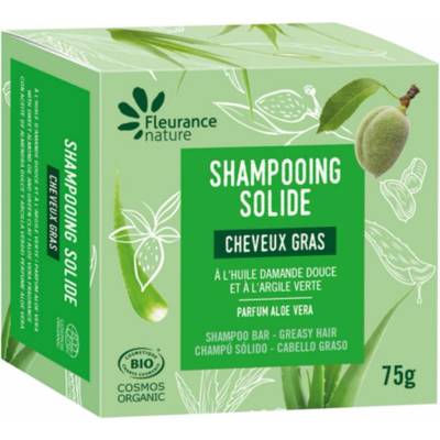 Fleurance nature Shampoo Bar Almond Oil & Green Clay 75 g