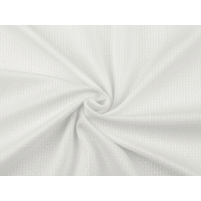 Velvet / samet strukturovaný jednobarevný Varianta: 1 Off White, Balení: 1 m