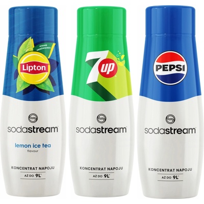 SodaStream sirupy pepsi 7up pepsi max 3 x 440 ml