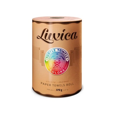 Luxica® Turtle Towels Colors оранжева кухненска ролка 370гр (929282992)